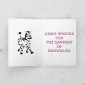 ノアズアークハッピーバースデー カード (内部)