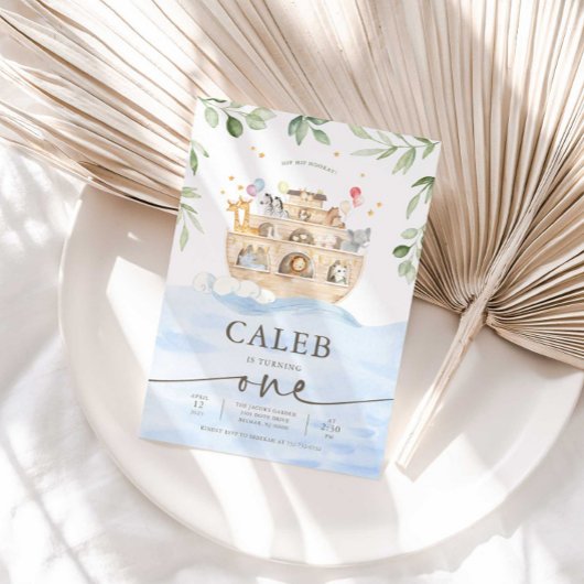 ノアズアークファースト誕生日招待状 招待状