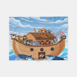 ノアズアークフリースブランケット 子供へ フリースブランケット