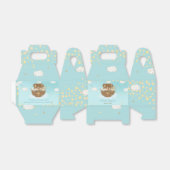 ノアズアークブルーボーイバプテスマ《キリスト教》洗礼式や命名式誕生日 フェイバーボックス (折り畳みなし)