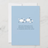 ノアズアークベビーシャワー招待状 招待状 (裏面)