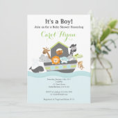 ノアズアークベビーシャワー招待状 招待状 (スタンド正面)