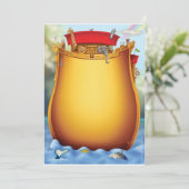 ノアズアークベビーシャワー招待状 招待状 (スタンド正面)