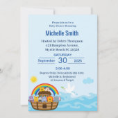 ノアズアークベビーシャワー招待状 招待状 (正面)