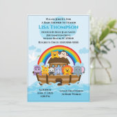 ノアズアークベビーシャワー招待状 招待状 (スタンド正面)