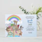 ノアズアークベビーシャワー招待状 招待状 (スタンド正面)