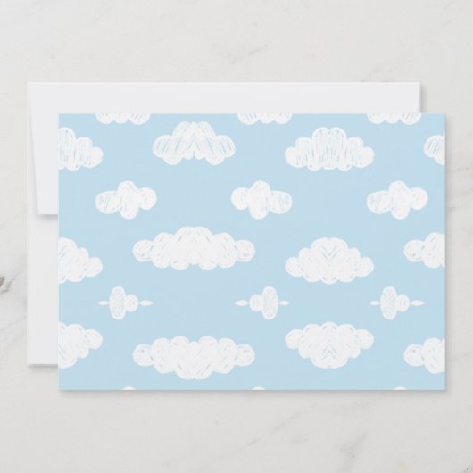 ノアズアークベビーシャワー招待状 招待状 (裏面)