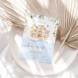 ノアズアークベビースプリンクル招待状 招待状