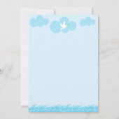 ノアズアークレインボーベビーシャワー招待状 招待状 (裏面)