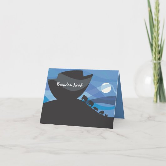 ノアズアーク招待状サンキューカード サンキューカード (正面)