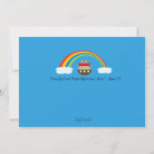 ノアズアーク招待状-カップルズベビーシャワー 招待状 (裏面)