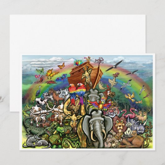 ノアズアーク招待状 招待状 (正面/裏面)