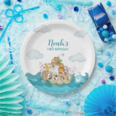 ノアズアーク誕生日紙プレート ペーパープレート (パーティー)