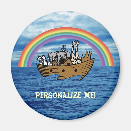 ノアズアーク&レインボー マグネット (正面)