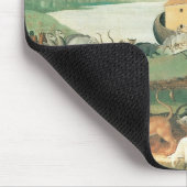 ノアズアークbyエドワード・ヒックスヴィンテージフォークアート マウスパッド (コーナー)