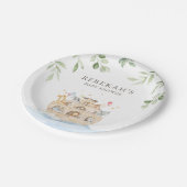 ノアパーソナライズされたのアークパーティープレート ペーパープレート (アングル)