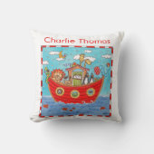 ノアパーソナライズされたの箱舟 クッション (正面)