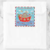 ノアパーソナライズされたの箱舟 スクエアシール (バッグ)