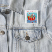 ノアパーソナライズされたの箱舟 缶バッジ (インサイチュ)