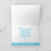 ノアパーソナライズされたスアークサンキューカード サンキューカード (内部)