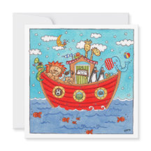 ノアパーソナライズされたズアーク誕生日招待状