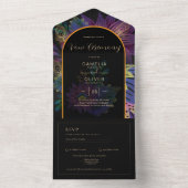 ノアピーコックジュエルトーンフローラ誓の更新 オールインワン招待状 (内側)