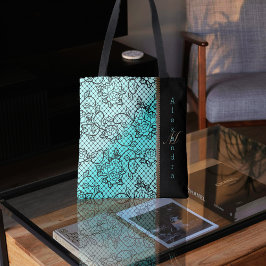 ノアモダンレースとジッパーの錯覚 トートバッグ