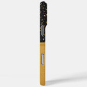ノアレックスグリッター(金ゴールド – レザー) Case-Mate iPhoneケース (裏面 / 右)