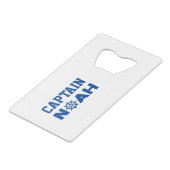 ノア大尉 クレジットカード栓抜き (正面アングル)