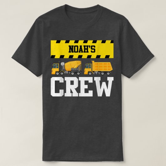 ノア建築クルーカスタムズダンプトラック Tシャツ (デザイン正面)