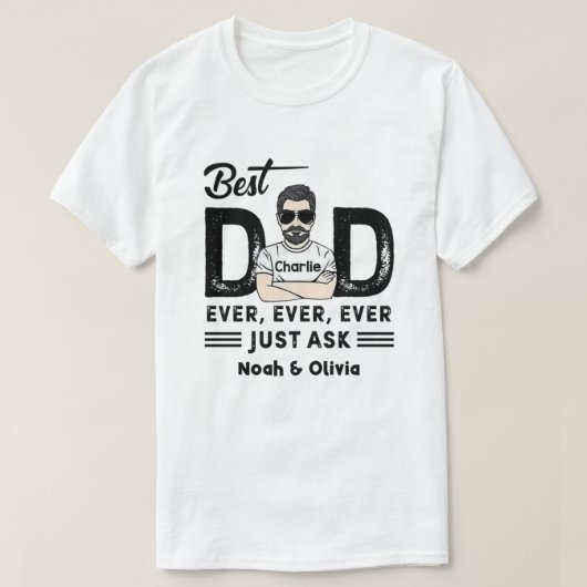 ノア最高のパパシャツ Tシャツ (デザイン正面)