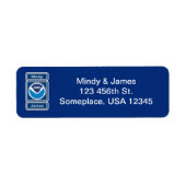 ノア結婚住所 シール (正面)