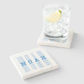 ノア·カスタム·ボーイ名 ストーンコースター (横)