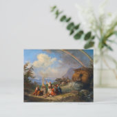 ノア、救済に感謝する (1901) ポストカード (スタンド正面)