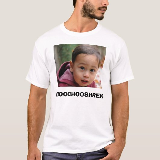 ノア、CHOOCHOOSHREK Tシャツ (正面)