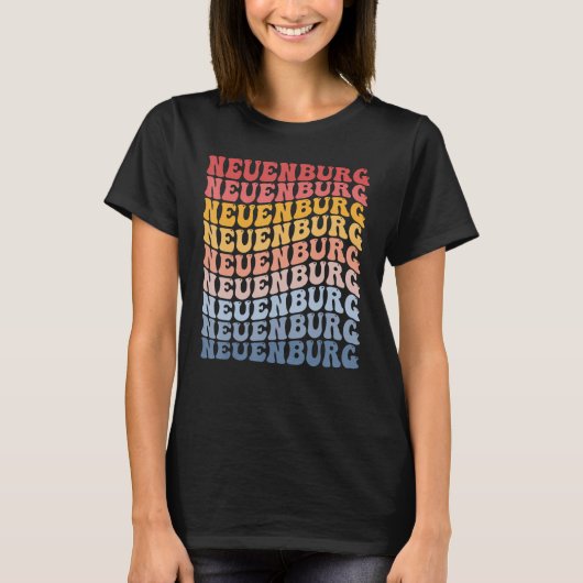 ノイエンバーグシティグルーヴィーレトロ Tシャツ (正面)