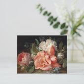 ノイゲバウアーJ.花束とバラ... ポストカード (スタンド正面)