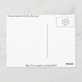 ノイシュワンシュタイン城はがき ポストカード (裏面)