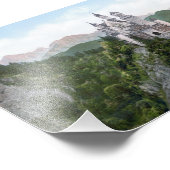 ノイシュワンシュタイン城リトグラフ フォトプリント            (角)