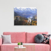 ノイシュワンシュタイン城 |ドイツ、バイエルン キャンバスプリント (インサイチュ (リビング))