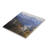 ノイシュワンシュタイン城 |ドイツ、バイエルン タイル (側面)