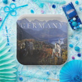 ノイシュワンシュタイン城 |ドイツ、バイエルン ペーパープレート (パーティー)