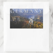 ノイシュワンシュタイン城 |ドイツ、バイエルン 長方形シール (バッグ)