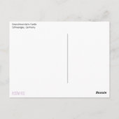 ノイシュワンシュタイン城 ポストカード (裏面)