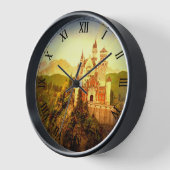 ノイシュワンシュタイン城 壁時計 (傾斜)