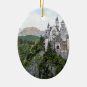 ノイシュヴァンシュタイン城の城の石版 セラミックオーナメント (裏面)
