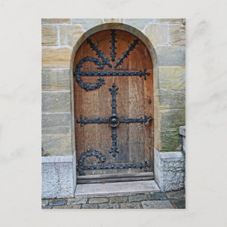 ノイシュヴァンシュタイン城の城の郵便はがきのドア ポストカード