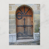 ノイシュヴァンシュタイン城の城の郵便はがきのドア ポストカード (正面)