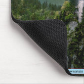 ノイシュヴァンシュタイン城の城、ババリア、ドイツ マウスパッド (コーナー)