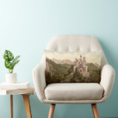 ノイシュヴァンシュタイン城の城、ババリア、ドイツ ランバークッション (椅子)